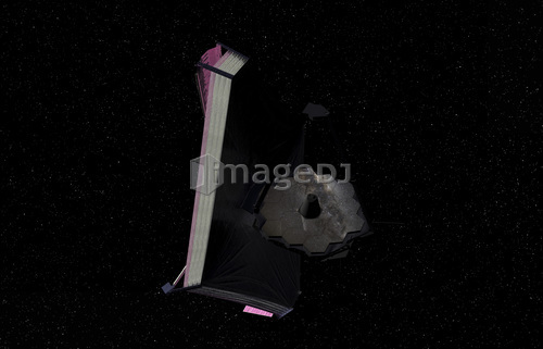 Artist's concept of the James Webb Space Telescope.