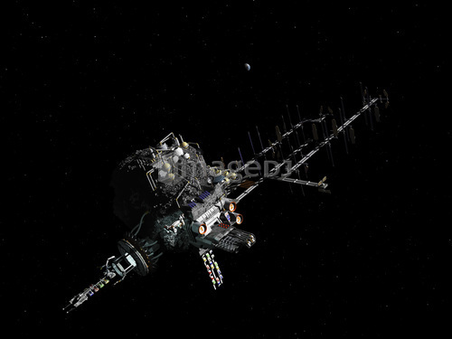 Asteroid mining outpost.