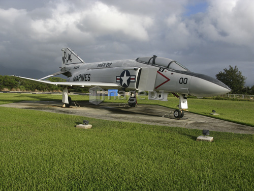 The F4 Phantom II on display.