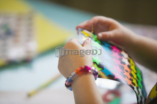 3 year old and stickers, B.C.