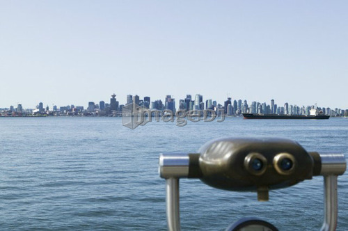 Vancouver from North Vancouver and Binoculars