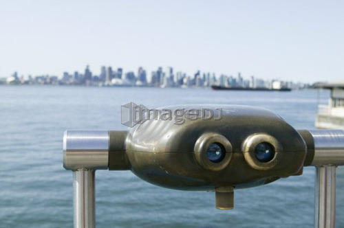 Vancouver from North Vancouver and Binoculars