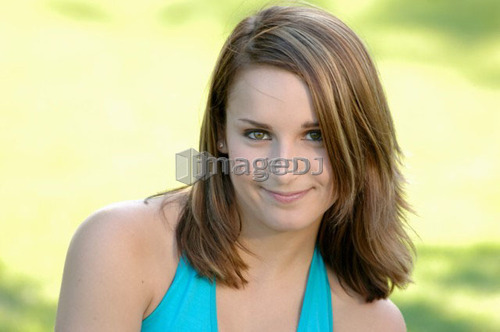 Teenage girl in park, Regina, Saskatchewan