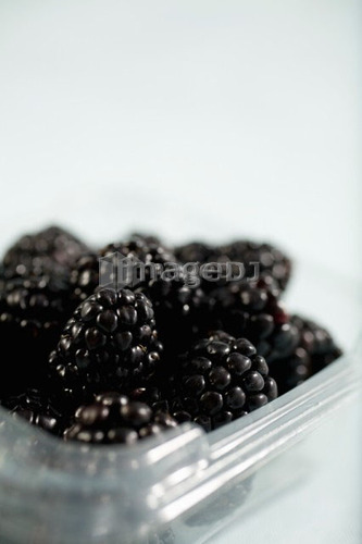Container of blackberries