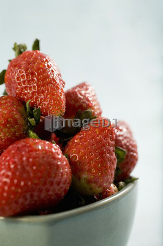 Bowl of strawberries