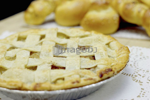 Homemade apple pie
