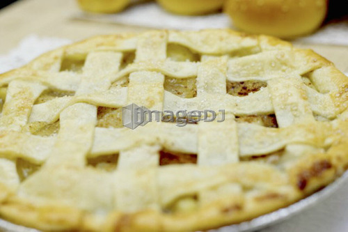 Homemade apple pie