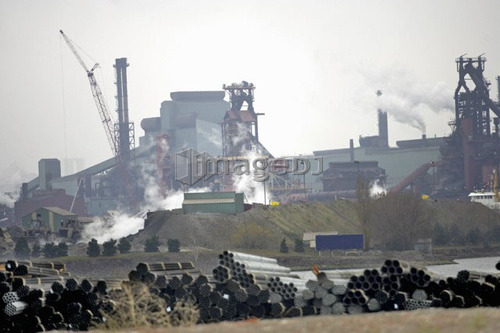Steel manufacting plant, Hamilton, Ontario.