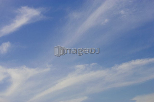 Skyscape with wispy clouds, North Dumfries