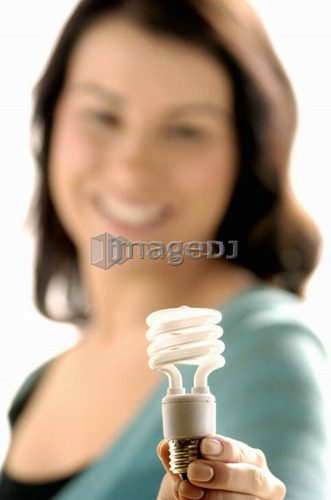 Young girl w/Light bulb, Regina, Saskatchewan