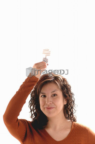 Young girl w/Light bulb on head, Regina, Saskatchewan