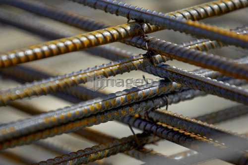 Layered and tied rebar; Canada, Ontario, Hamilton (Composting Facility)