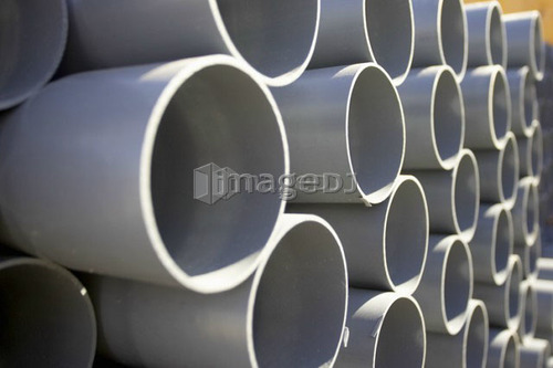 Pile of ABS piping; Canada, Ontario, Hamilton (Composting Facility)