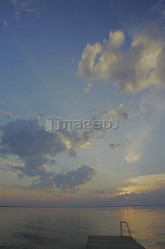 Public dock, Clear Lake, Canada, Manitoba, Riding Mountain National Park
