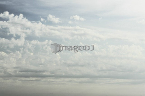 High clouds in sky; Canada, Manitoba, Erickson