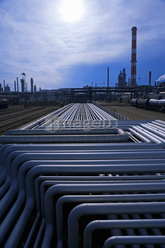 Oil Refinery; Canada, Alberta