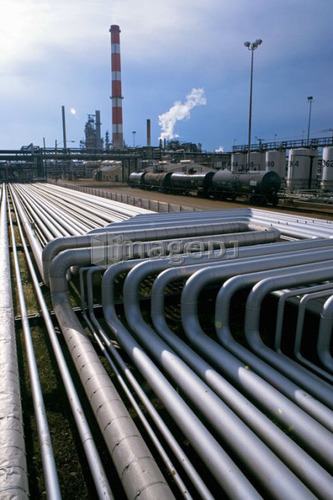 Oil Refinery; Canada, Alberta