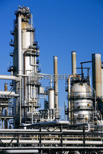 Oil Refinery; Canada, Alberta