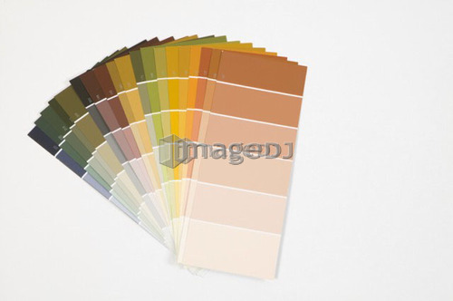 Paint colour swatches, Canada, British Columbia