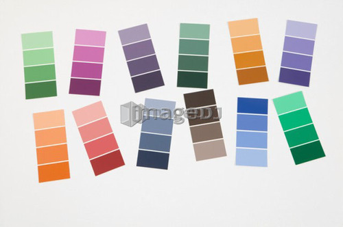 Paint colour swatches, Canada, British Columbia