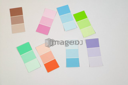 Paint colour swatches, Canada, British Columbia
