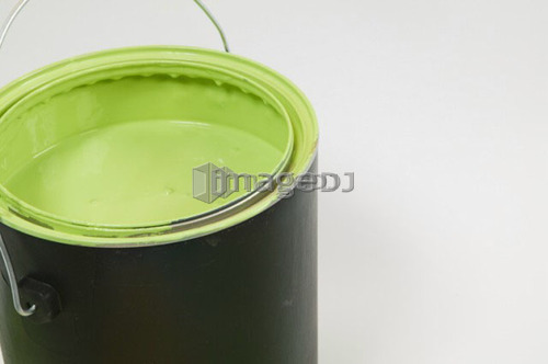 Open paint can, Canada, British Columbia