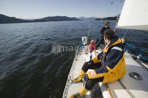 Sail racing, West Vancouver Yacht Club, West Vancouver, BC Canada