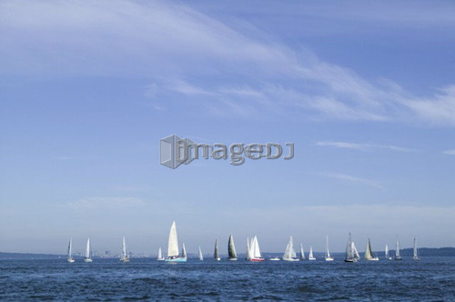 Sail racing, West Vancouver Yacht Club, West Vancouver, BC Canada