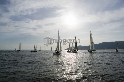 Sail racing, West Vancouver Yacht Club, West Vancouver, BC Canada