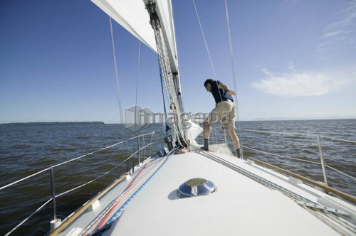 Sail racing, West Vancouver Yacht Club, West Vancouver, BC Canada