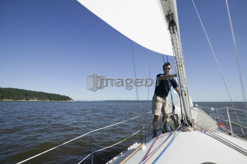 Sail racing, West Vancouver Yacht Club, West Vancouver, BC Canada