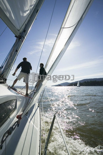 Sail racing, West Vancouver Yacht Club, West Vancouver, BC Canada