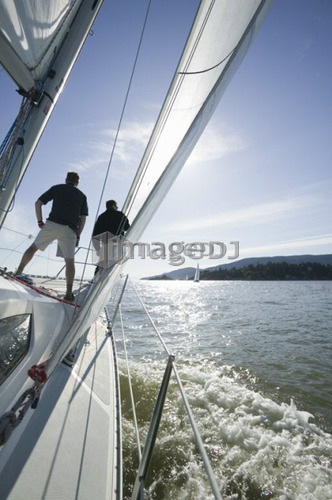 Sail racing, West Vancouver Yacht Club, West Vancouver, BC Canada