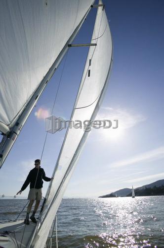 Sail racing, West Vancouver Yacht Club, West Vancouver, BC Canada