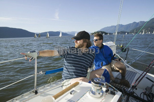 Sail racing, West Vancouver Yacht Club, West Vancouver, BC Canada