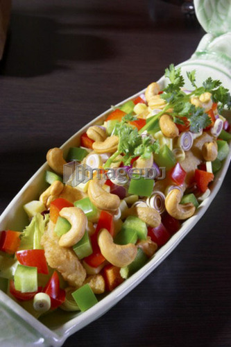 Cashew chicken dish