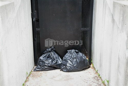 2 garbage bags, Toronto, Ontario, Canada