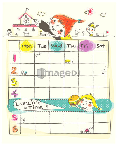 Girls playing by school and timetable