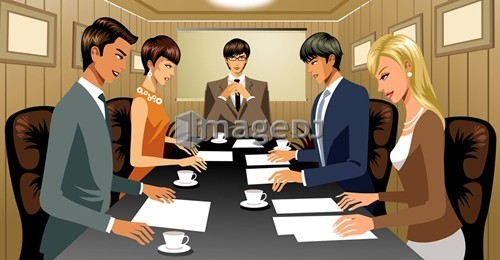 Business people in conference room