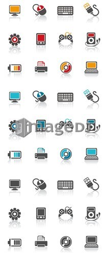 Electronic Icon set