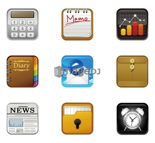 Business icon set